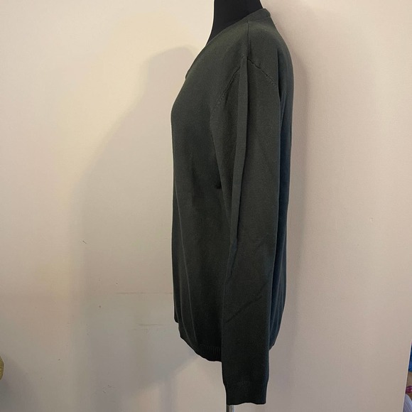 XRAY Jeans Forest Green V Neck Sweater Slim Fit Size 3XL - Picture 3 of 7